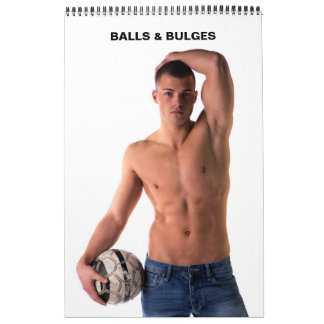 Calendrier Hot Guys Balls & Bulges Sexy Shirless Stuks Hunks