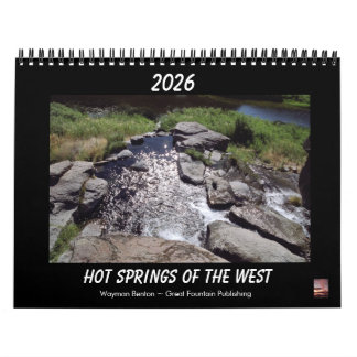 Calendrier HOT SPRINGS OF THE WEST Calendar
