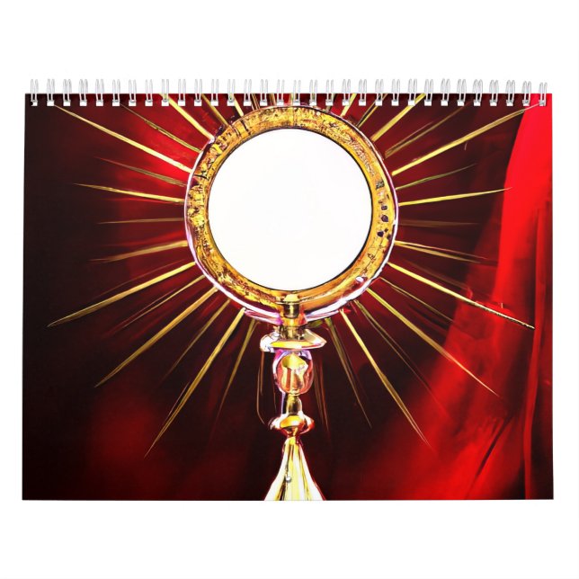 Calendrier Hôte du Saint-Sacrement béni dans une Monstrance 1 (Protection)
