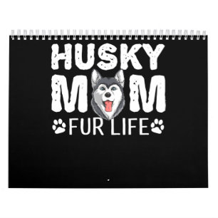 Calendrier Husky maman Funny dog day