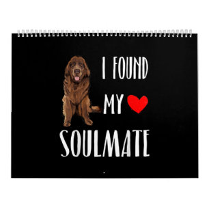 Calendrier I found my soulmate newsletter dog best friend gic