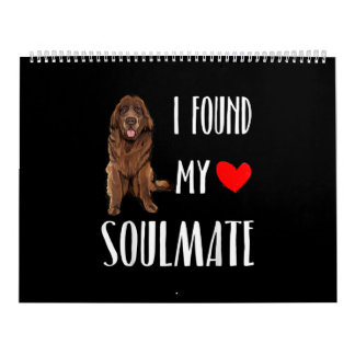 Calendrier I found my soulmate newsletter dog best friend gic