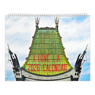 Calendrier I LOVE L.A. 2026 Calendar