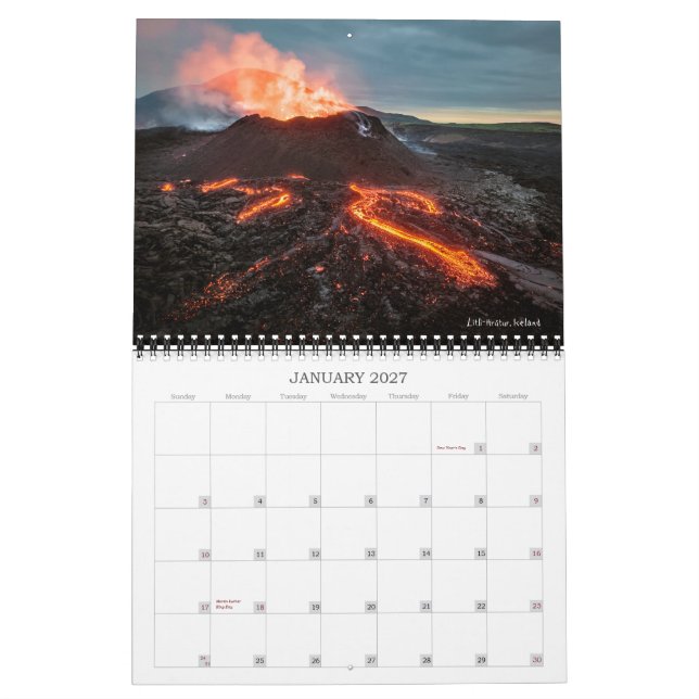 Calendrier Ice & Fire 2024 (Jan 2027)