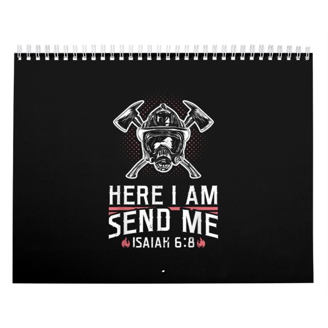 Calendrier Ici Je M'Envoie Esaïe 68 Pompier (Protection)