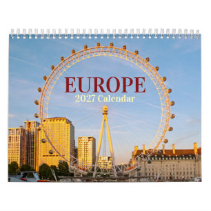 Calendrier Iconique Europe 2026