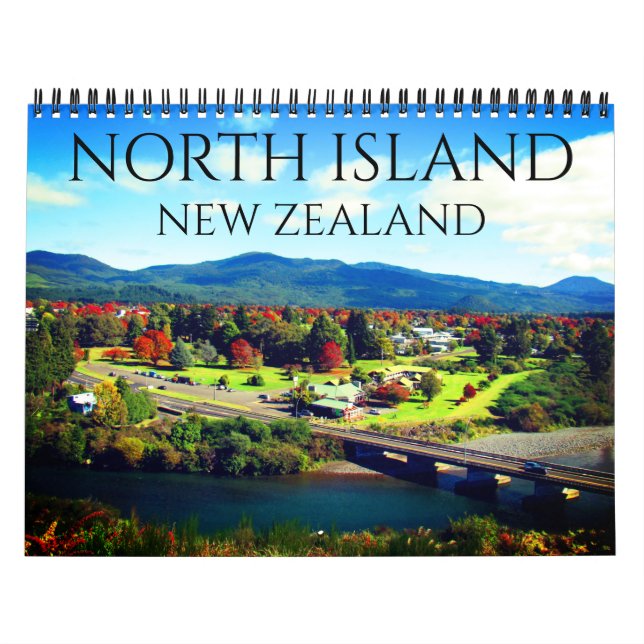 Calendrier île du nord nz 2026 (Protection)