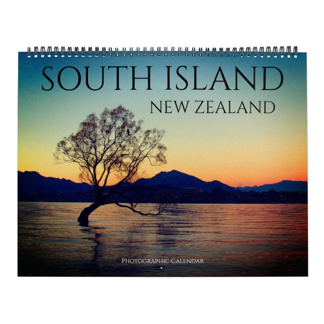 Calendrier île du sud nz 2026 grande (Protection)