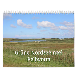 Calendrier Île verte de la mer du Nord