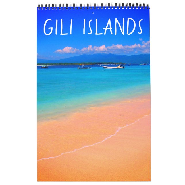 Calendrier îles Gili Indonésie (Protection)