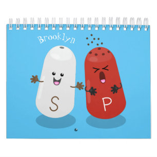 Calendrier Illustration de dessin alimentaire