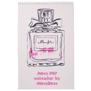 Calendrier Illustration de l'aquarelle POP Pop Art