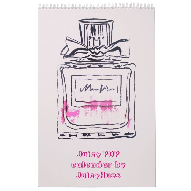 Calendrier Illustration de l'aquarelle POP Pop Art (Protection)