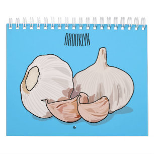 Calendrier Illustration de légumes et de fruits