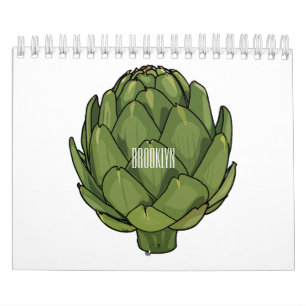 Calendrier Illustration de légumes et de fruits