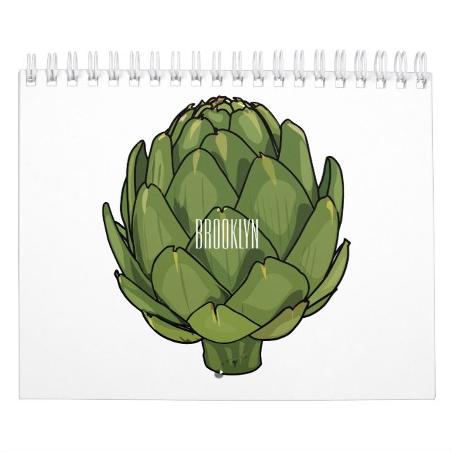 Calendrier Illustration de légumes et de fruits (Protection)