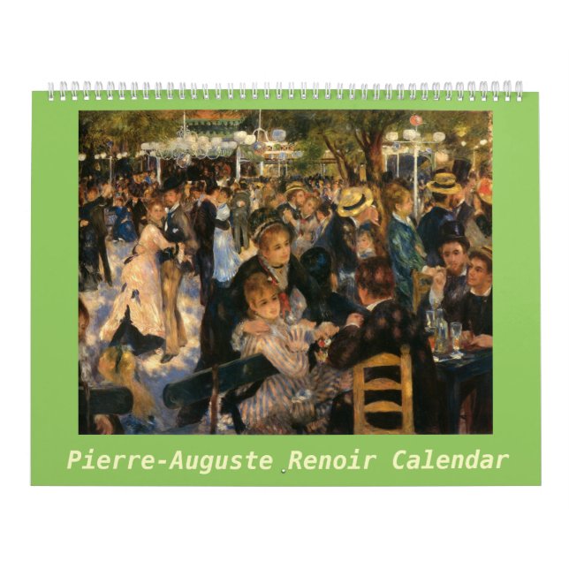 Calendrier Illustration de Pierre-Auguste Renoir (Protection)