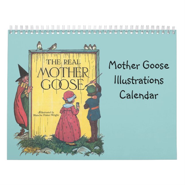Calendrier Illustrations de Mother Goose (Protection)
