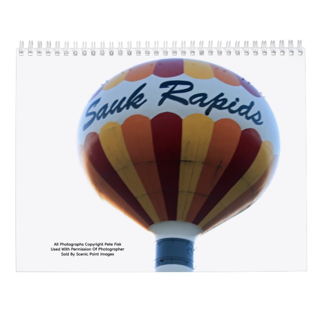 Calendrier illustré de Sauk Rapids 2026 (Dos)