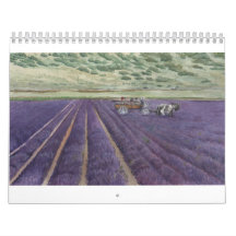 Images aquarelle de YL Lavender et plus de calendr