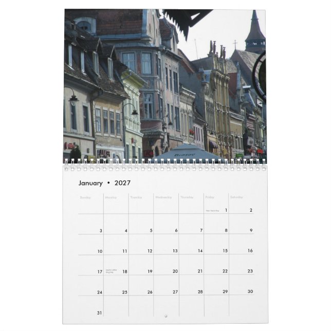 Calendrier Images de Brasov 2012 (Jan 2027)