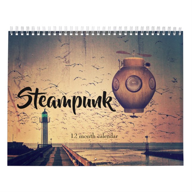 Calendrier Imaginaire Steampunk 2026 (Protection)