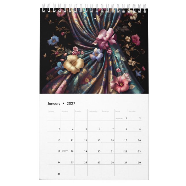 Calendrier Imaginaires soyeux (Jan 2027)