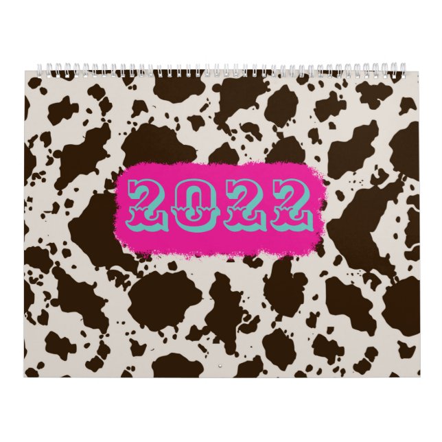 Calendrier Impression de la vache  (Protection)