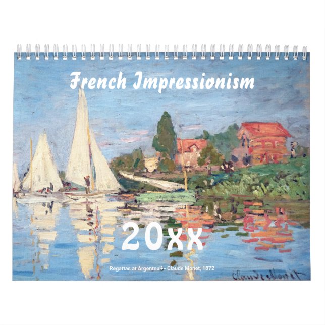 Calendrier Impressionnisme français et post-impressionnisme (Protection)