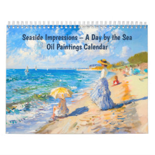 Calendrier Impressions de bord de mer – Une journée au bord d
