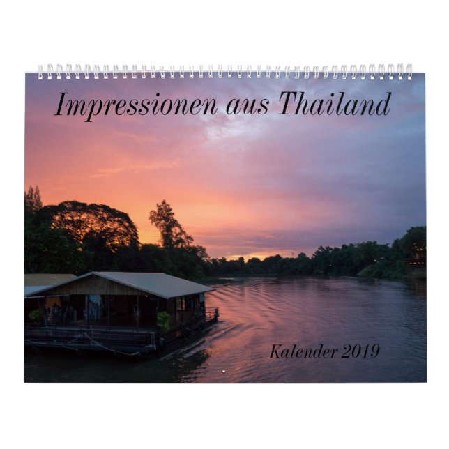 Calendrier Impressions de Thaïlande (Protection)