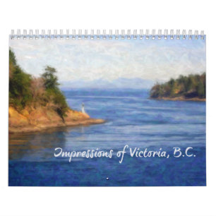 Calendrier Impressions de Victoria (Colombie-Britannique)