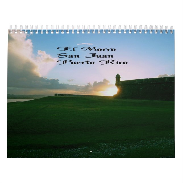 Calendrier imprimé par coutume Caraïbes (Protection)