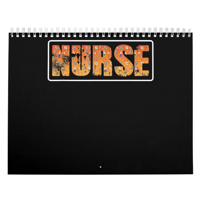Calendrier Infirmière Cadeau Halloween avec Citrouille Spider (Protection)