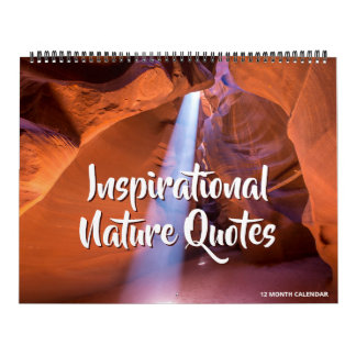 Calendrier Inspirational Nature Quotes Calendar