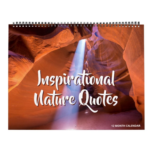 Calendrier Inspirational Nature Quotes Calendar (Protection)