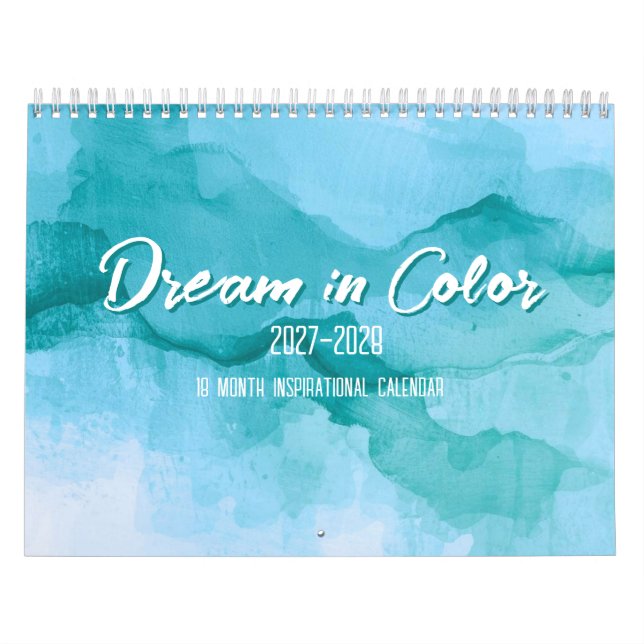 Calendrier Inspirationnel de 18 Mois Dream in Colo (Protection)