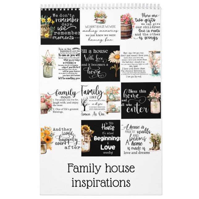 Calendrier Inspirations Family House (Protection)