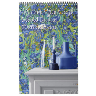 Calendrier Intérieurs inspirés de Vincent Van Gogh 2026