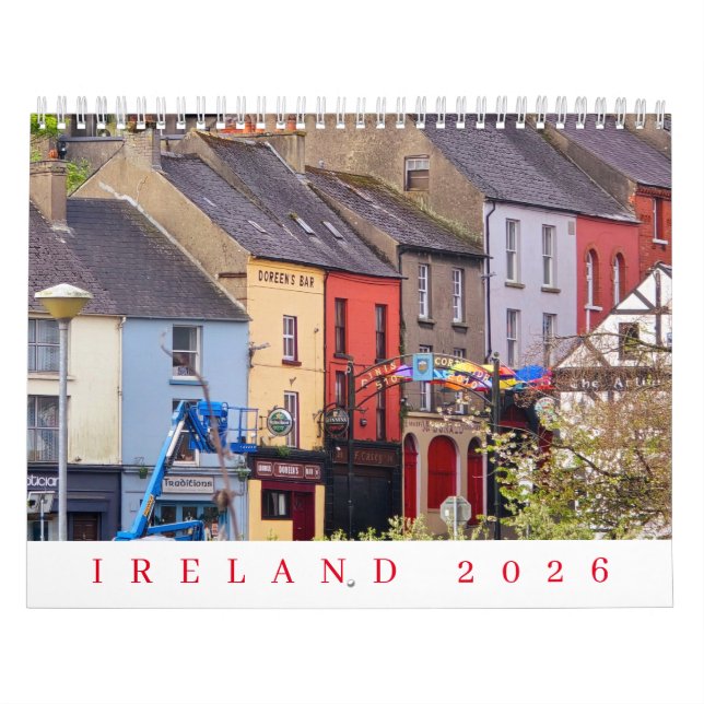 Calendrier Ireland 2026 calendar (Protection)