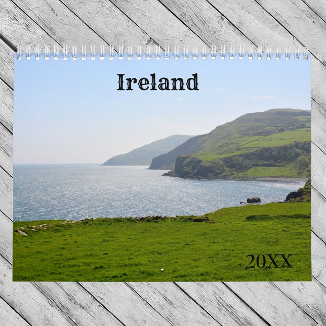 Calendrier Irlande Paysages Toute année personnalisée (Créateur téléchargé)