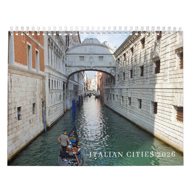 Calendrier Italian cities 2026 calendar (Protection)