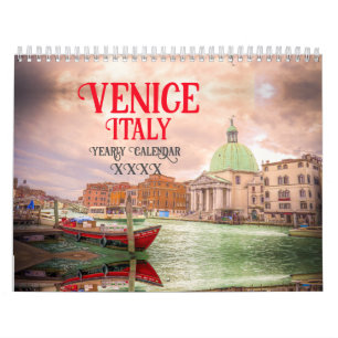 Calendrier Italie Venise Paysages, Vues Europe