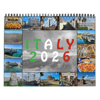Calendrier Italy from Above – 2026 Drone Photography Calendar