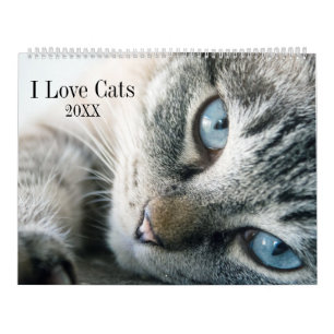 Calendrier J'adore les chats