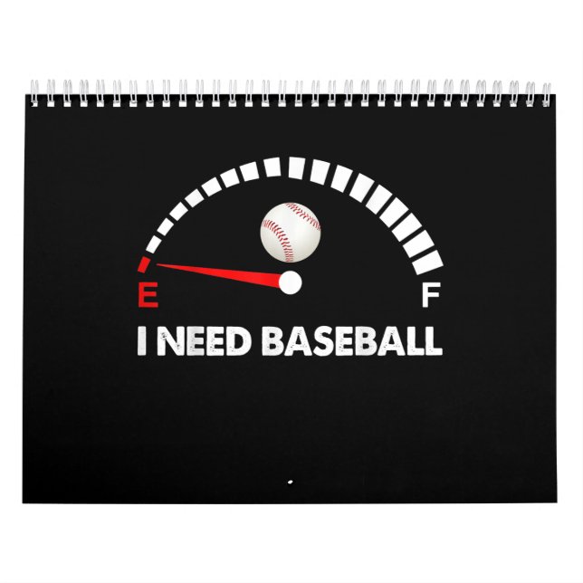 Calendrier J'Ai Besoin De Baseball (Protection)
