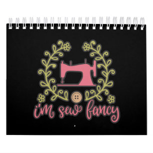Calendrier J'Ai Un Design De Couture Fantastique