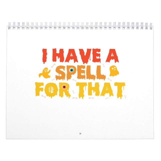 Calendrier J'ai un sort pour ce cadeau de sorcière Éffrayante (Protection)