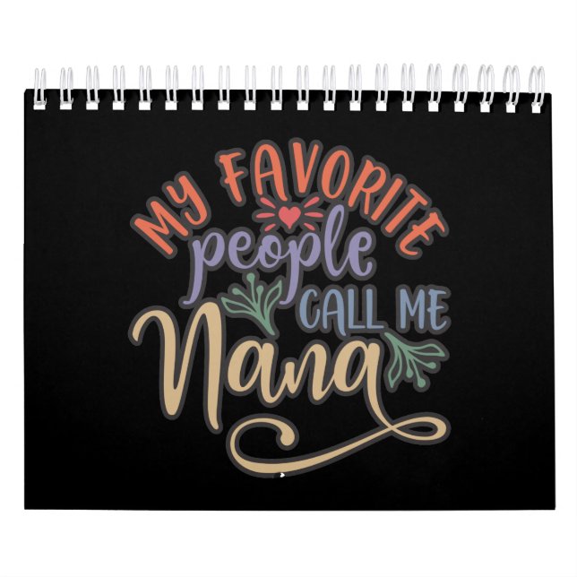 Calendrier J'Aime Être Grand-Mère (Protection)