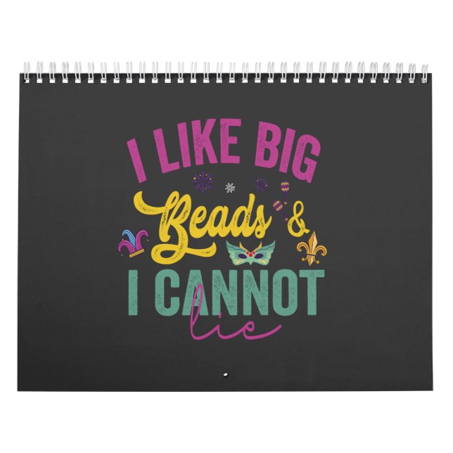 Calendrier J'Aime Les Grandes Perles Et Je Ne Peux Pas Mentir (Protection)